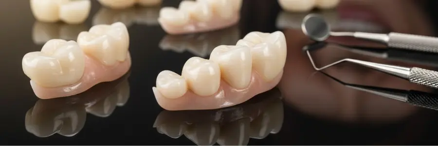 aesthetic crowns and bridges