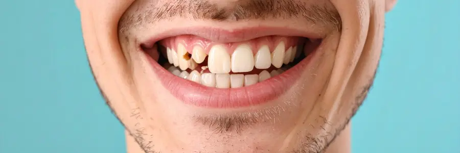 Droken Teeth Cracked